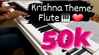 Lord Krishna Flute Mahabharat Music | Piano cover