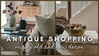 Antique Shopping | mixing old and new decor