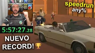 ROMPO RECORD de GTA SA en MENOS de 6 HORAS (speedrun%)
