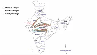 Peninsular Mountains of India - Aravalli, Vindhya, Satpura, Western & Eastern Ghats | UPSC Geography