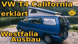 VW T4 California mit Westfalia Ausstattung richtig bedienen | Bear Lock