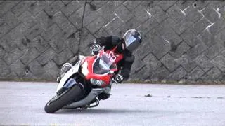 2013 10 26 Moto Gymkhana サンメドウズ 練習会 Tanio 選手 CBR1000RR