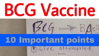 #bcg vaccine 10 Important points I tb vaccine I vaccination
