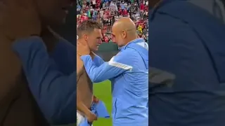 pep guardiola trying to convince Joshua kimmich to Join him at manchester City