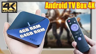 Android TV Box 4K 60FPS Cấu Hình Khủng Chơi Được mọi loại Game giá chỉ 800k - A95X F3 Air II