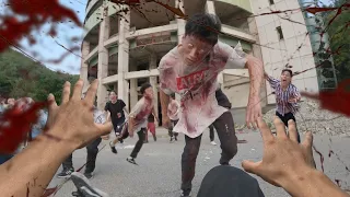 ZOMBIE ESCAPE 🇰🇷 [PARKOUR POV]