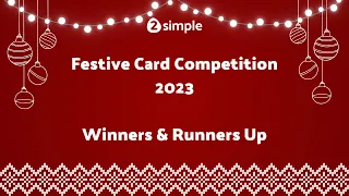 Festive Card Competition Winners 2023