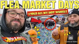 FLEA MARKET DAYS | I sold all my hot wheels | Toy hunting | Diecast hunting | flea market in NJ