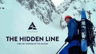 Exploring the Hidden Couloir: A Thrilling First Backcountry Ski of the Season in Slovenia Alps