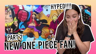 NEW ONE PIECE FAN Reacts To ONE PIECE OPENINGS 11-24 (Part 2)