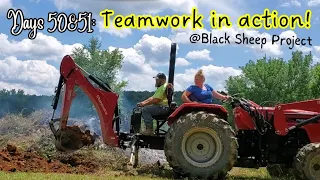 Helping our neighbors with property upgrades #blacksheepproject @blacksheepprojecthomestead #diy