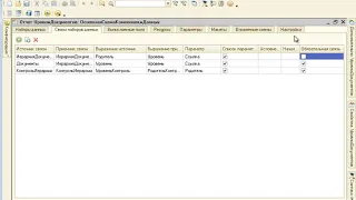 1С СКД 096 Прочие параметры связей наборов данных