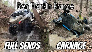 Ben Franklin Range AKA Scrubgrass OHV | ROLLOVER | CLIMBS | FULL SENDS | Can Am X3