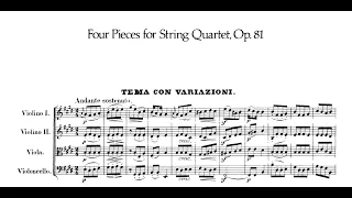 Felix Mendelssohn - Four Pieces for String Quartet, Op. 81