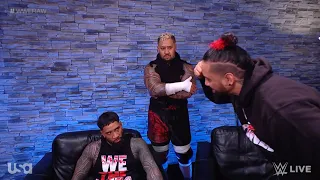 Jey Uso is lost in thought, and Jimmy Uso is able to tell - WWE RAW 4/24/2023