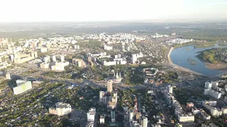 Как выглядит Уфа с высоты птичьего полета. Кировский район