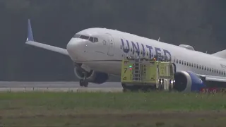 United plane skids off runway causing passengers to evacuate: reactions