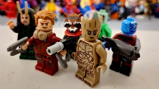 How to build A Better Lego Marvel Guardians of the Galaxy holiday special minifigures