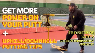 An Easy Way To Add Power To Your Putt: Advanced Putting Tip Principle #3 pt2 #discgolf #puttingtips