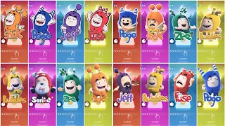 All Oddbods Family P14 : Fuse vs Pogo vs Zee vs Jeff vs Bubbles vs Slick vs Newt | 🎶 Who Is Best?