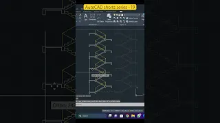 ✅Fastest way to creat stair in AutoCAD | ⚡️YQArch Plugin | 💪🏻AutoCAD Shorts - 19 #shorts #new