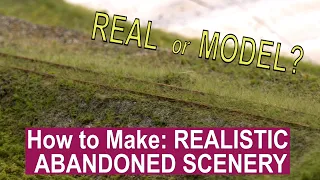 ABANDONED RAILROAD TRACKS (Part 2 ) REALISTIC MODELING!!