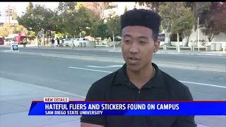 Hate Fliers and Stickers Found On SDSU Campus