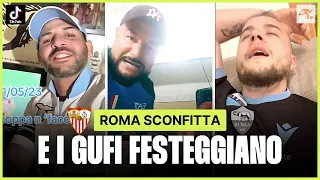 LA NOTTE DI FESTEGGIAMENTI DEI GUFI DOPO SIVIGLIA-ROMA