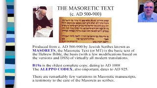 The Text of the Old Testament Part 1   Work of the Masorets