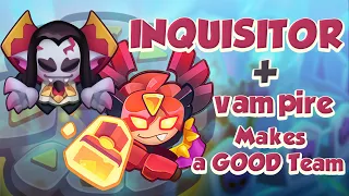 INQUISITOR + VAMPIRE + CLOCK is DEADLY vs Spirit Master | PVP Rush Royale