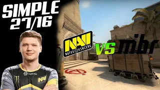 CSGO POV NAVI SIMPLE(27/16) VS MIBR MIRAGE BLAST Premier Spring Groups 2021 12.02.21!