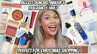 BEST SKINCARE, MAKEUP & FRAGRANCES FOR CHRISTMAS GIFTS! BIGGEST SHOPPING HAUL EVER!