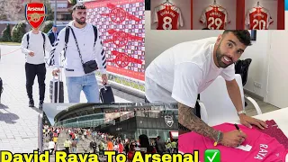 👀[Behind the scenes] David Raya arrival and medical for Arsenal😊✅