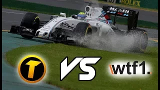 RACING IN HEAVY RAIN WITH SLICK TYRES - F1 Game