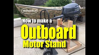 How to make an inexpensive portable Outboard Motor Stand