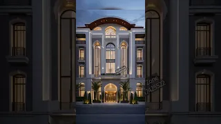 Hotel Front Elevation Design #hotel #elevationdesign #shortsvideo