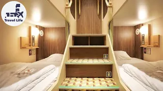 $93 Cheapest room on japan overnight sleeper ferry 😴🛳 12 hours boat trip｜Osaka to Beppu｜