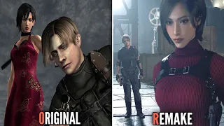 All Ada & Leon Scenes Full Comparison in Resident Evil 4: Original vs Remake Editions...