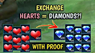 EXCHANGE HEARTS TO DIAMONDS! | FREE SKINS AND DIAS 2021