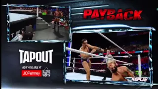 Enzo Amore gets injured WWE Payback 2016