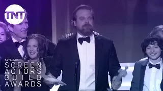 SAG Awards Highlight Reel with Kristen Bell | 24th Annual SAG Awards | TNT