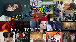 Taekook 2023 iconic moments which makes this year whole truely taekook year