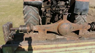 MTZ-82 with DIY rotavator 1000 RPM on PTO