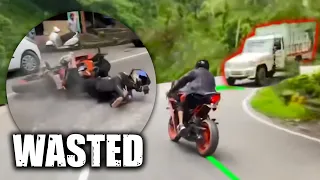 Bikers That GAMBLE Their LIFE | Crazy Motorcycle Moments Ep. #28