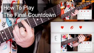 'The Final Countdown' Europe Guitar & Bass Lesson