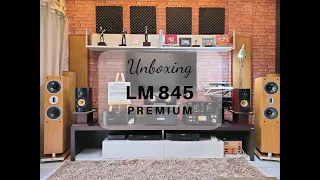 UNBOXING LINE MAGNETIC LM-845 PREMIUM VACUUM TUBE SINGLE ENDED INTEGRATED AMPLIFIER  SHERILLEEN CRUZ