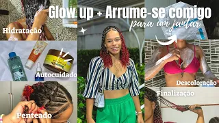 Glow up + Arrume-se comigo para o natal 🎄🍾