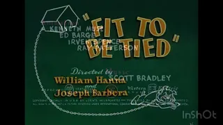 Tom And Jerry Fit To Be Tied (1952, 1955) Release Titles [4K]