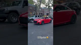 Crazy launch in my built Audi ttrs #1stockf30