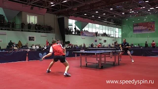 Sidorenko - Regentov.Teams semifinale.Russian National table tennis championship 2019.FHD